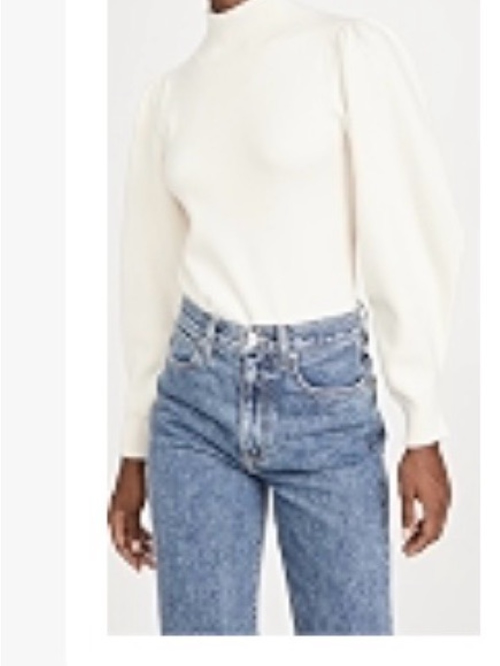 High-Rise Slim Straight Jeans in Light Blue